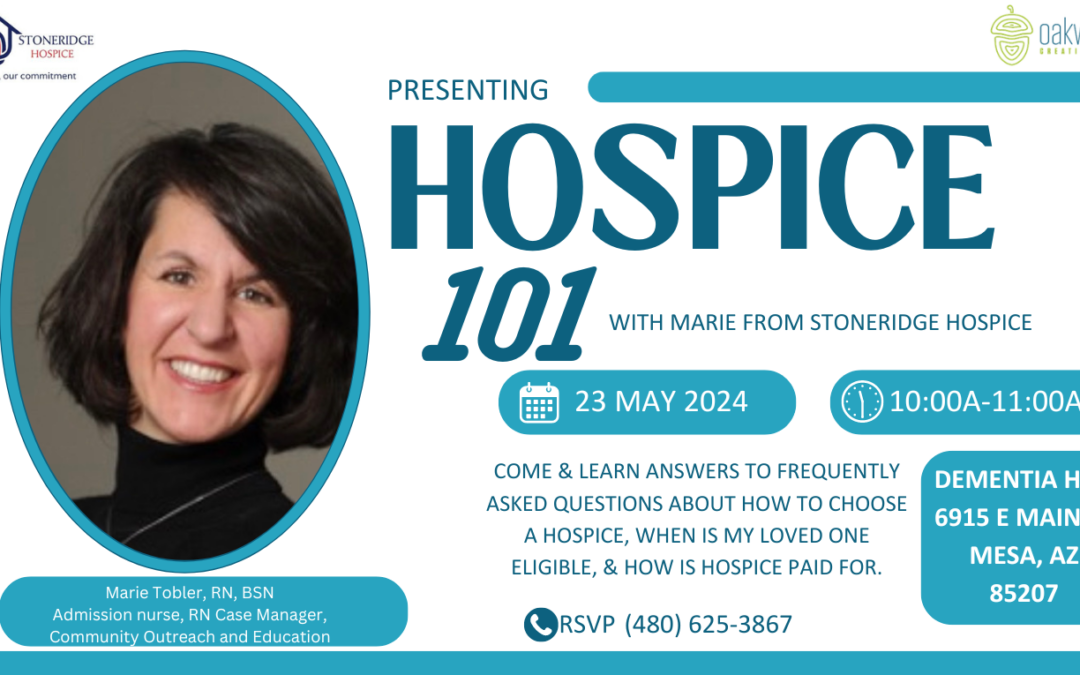 Hospice 101 with Marie from Stoneridge Hospice