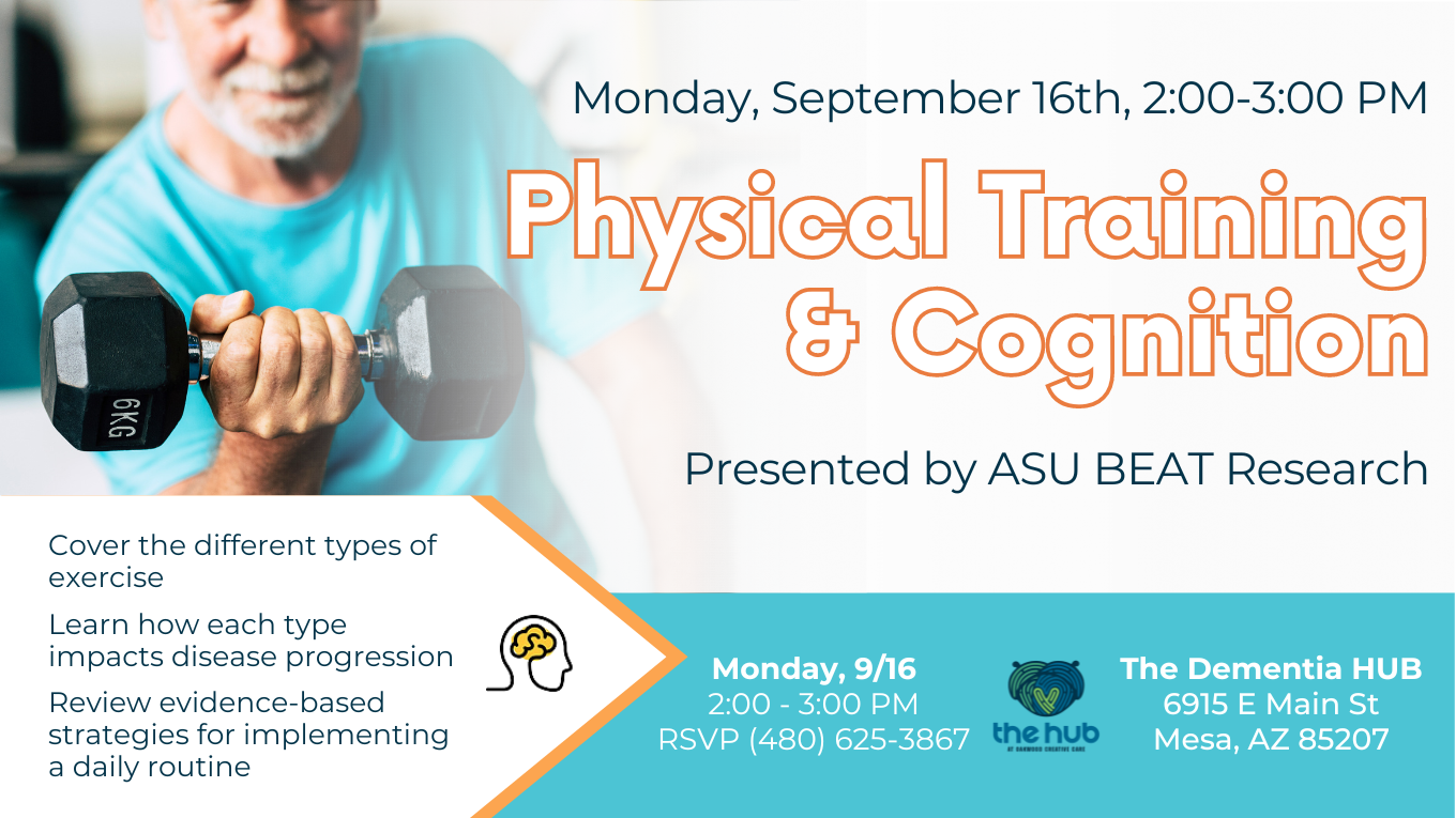 Physical Training and Cognition presentation by ASU BEAT Research Team