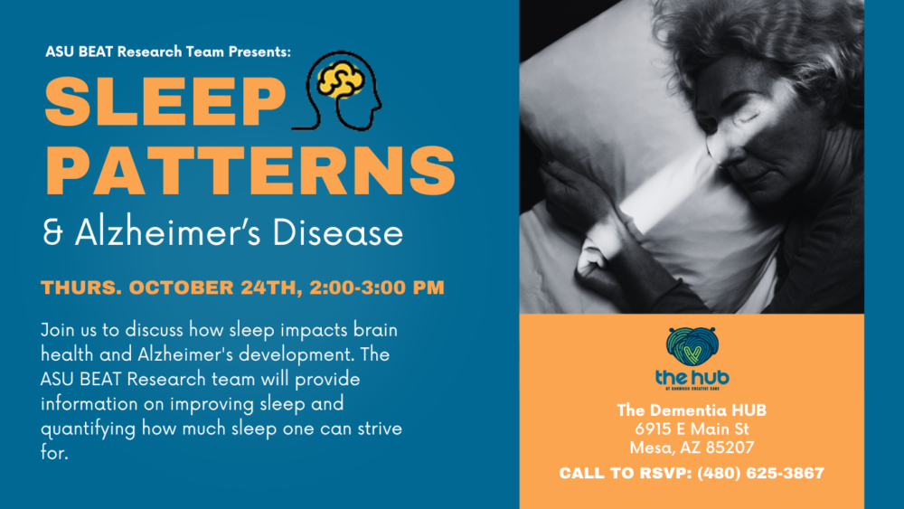 ASU BEAT Sleep Patterns and Alzheimer's Disease