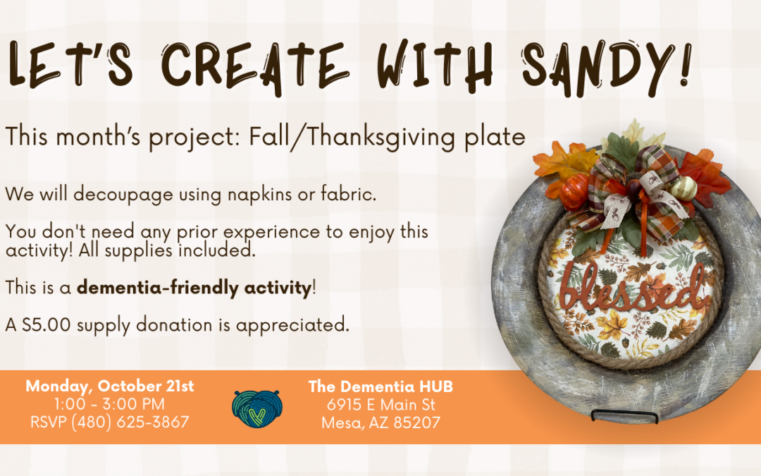 Let’s Get Creative With Sandy: Thanksgiving Project