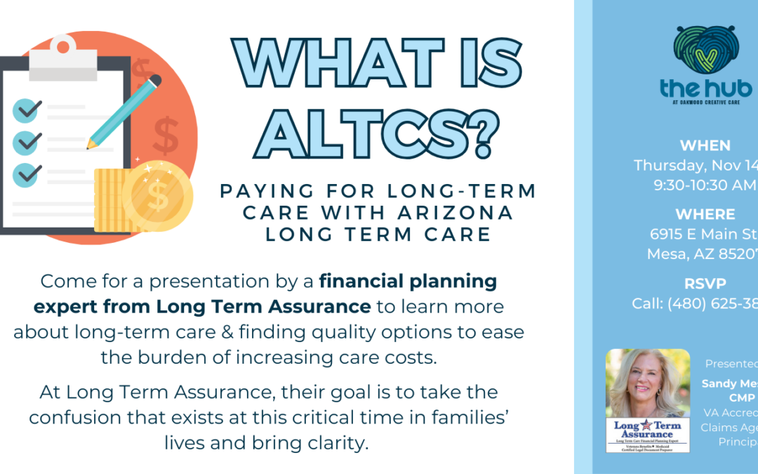 What is ALTCS? Presentation on Paying For Long-Term Care