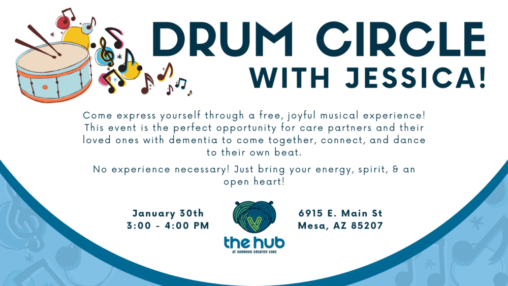 Dementia Friendly Drum Circle with Jessica