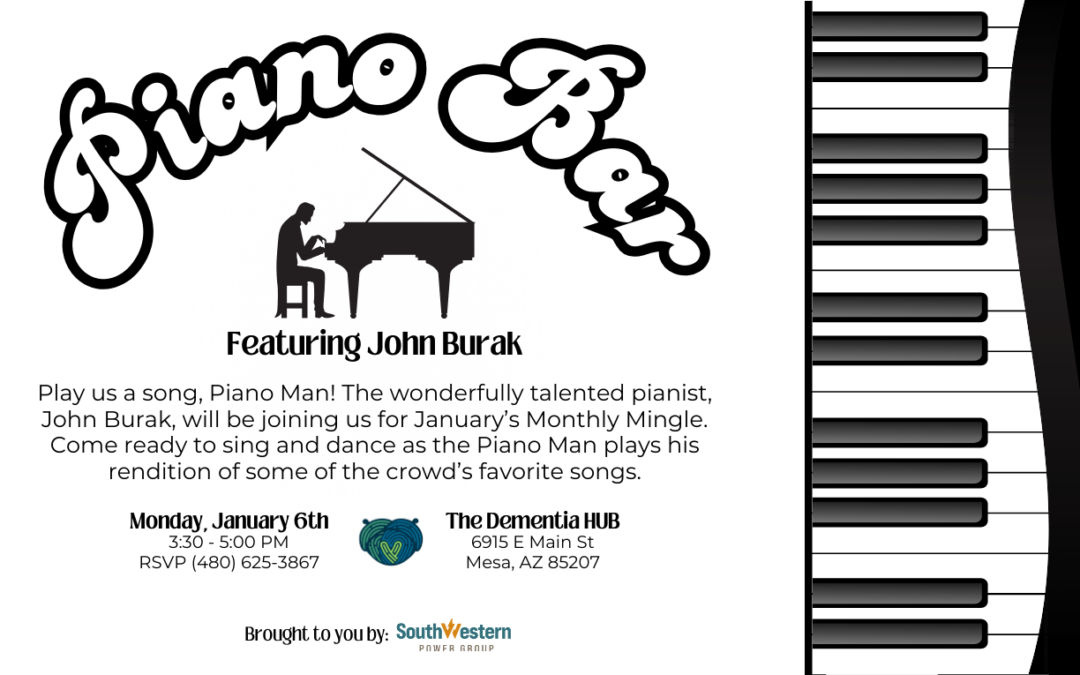 Monthly Mingle: Piano Bar Featuring John Burak