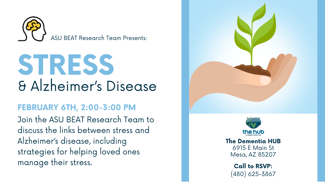 ASU BEAT Research team presentation on Stress and Alzheimer's disease