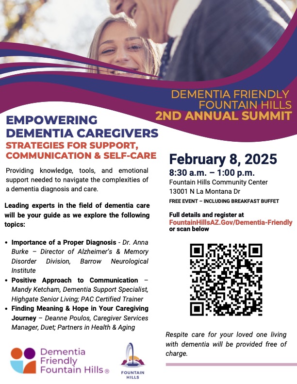 Dementia Friendly Fountain Hills Annual Summit for Caregivers