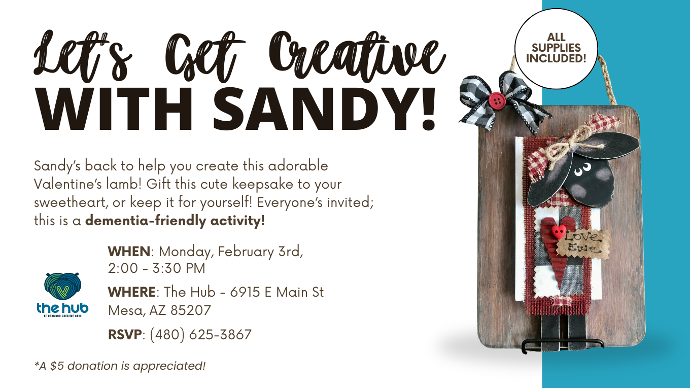 Let's Get Creative with Sandy - DIY Valentine's Day Lamb