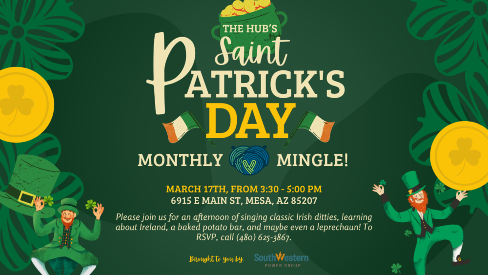 St. Patrick's Day Monthly Mingle at The Dementia Hub