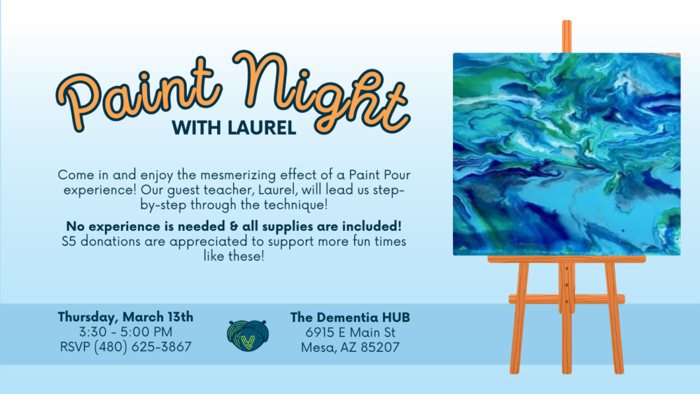 Paint Night at The Dementia Hub